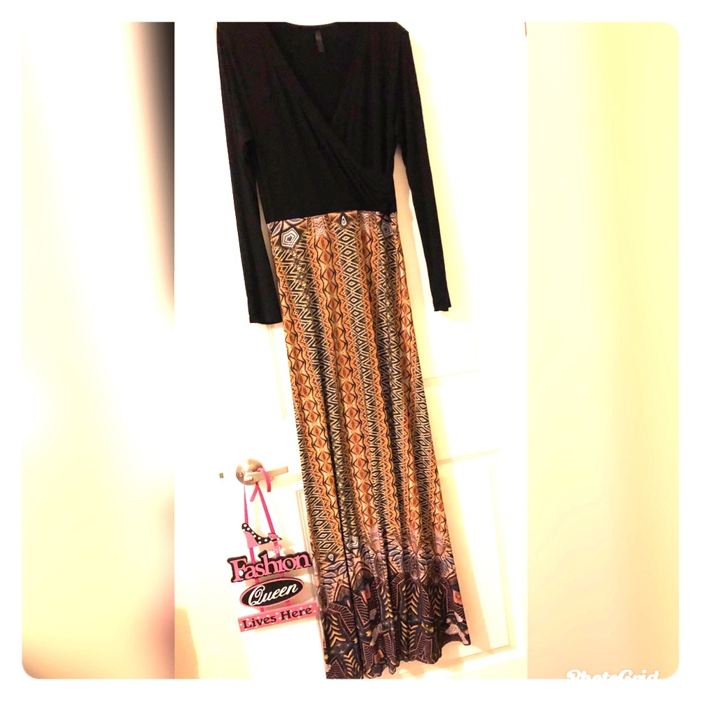 Printed Maxi Dress